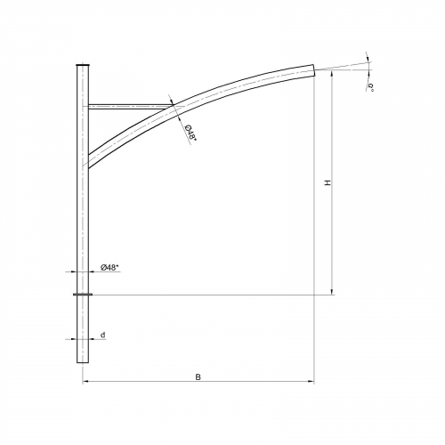 Кронштейн К76-1,0-1,0-1-1