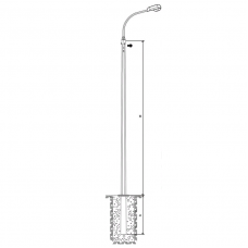 Опора МКС-8Ф-1,5